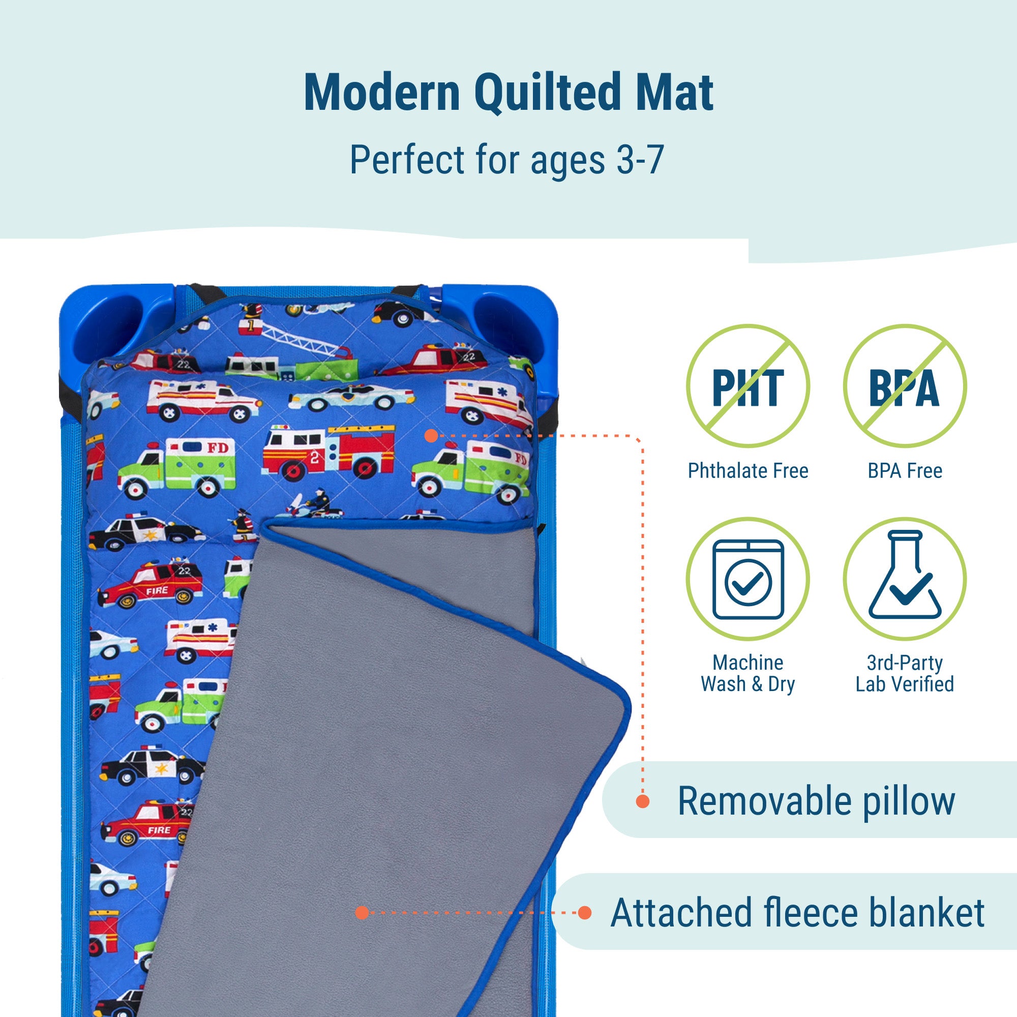 Heroes Quilted Nap Mat