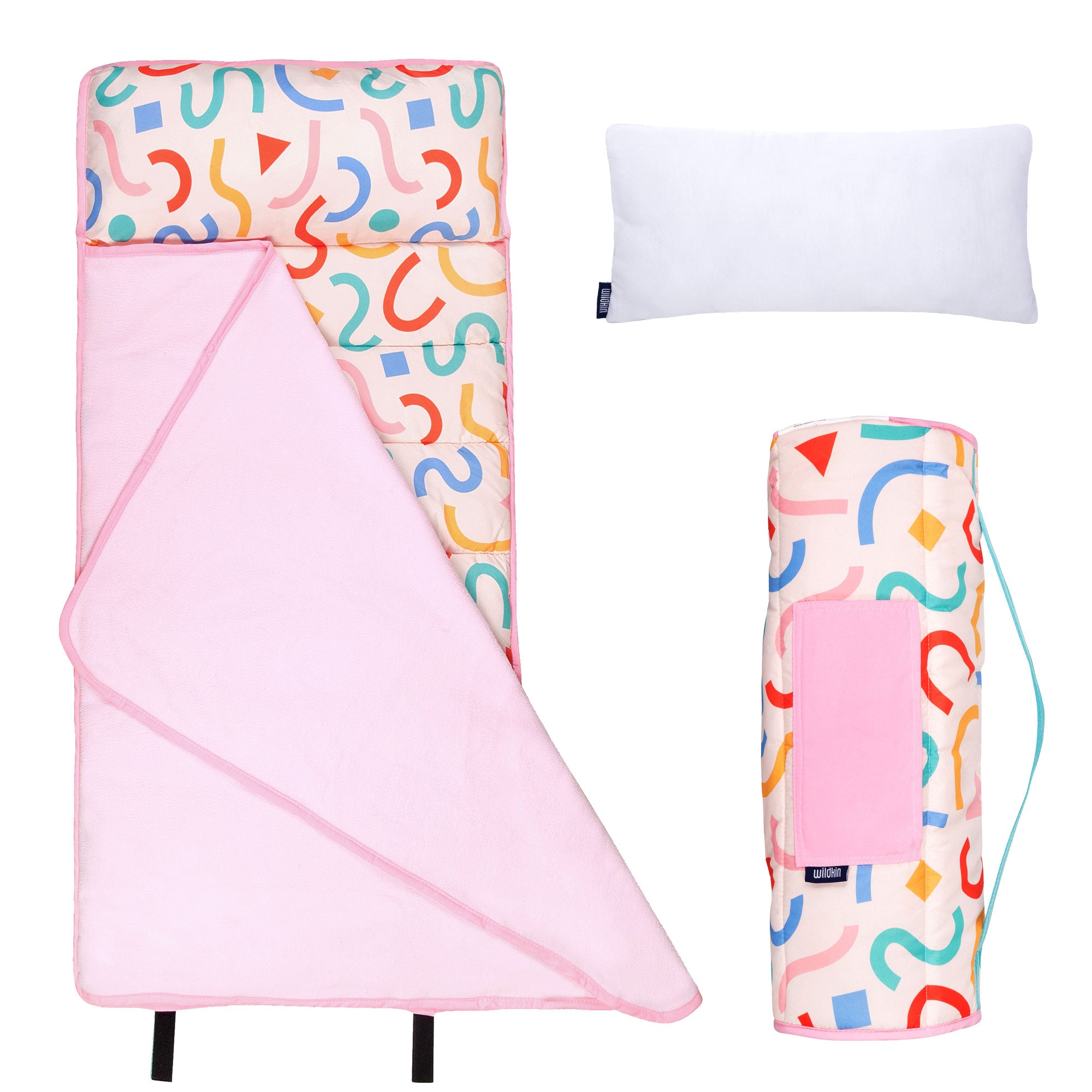Confetti Peach Microfiber Toddler Nap Mat