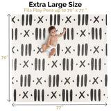 Extra Large Play Mat - Black and White