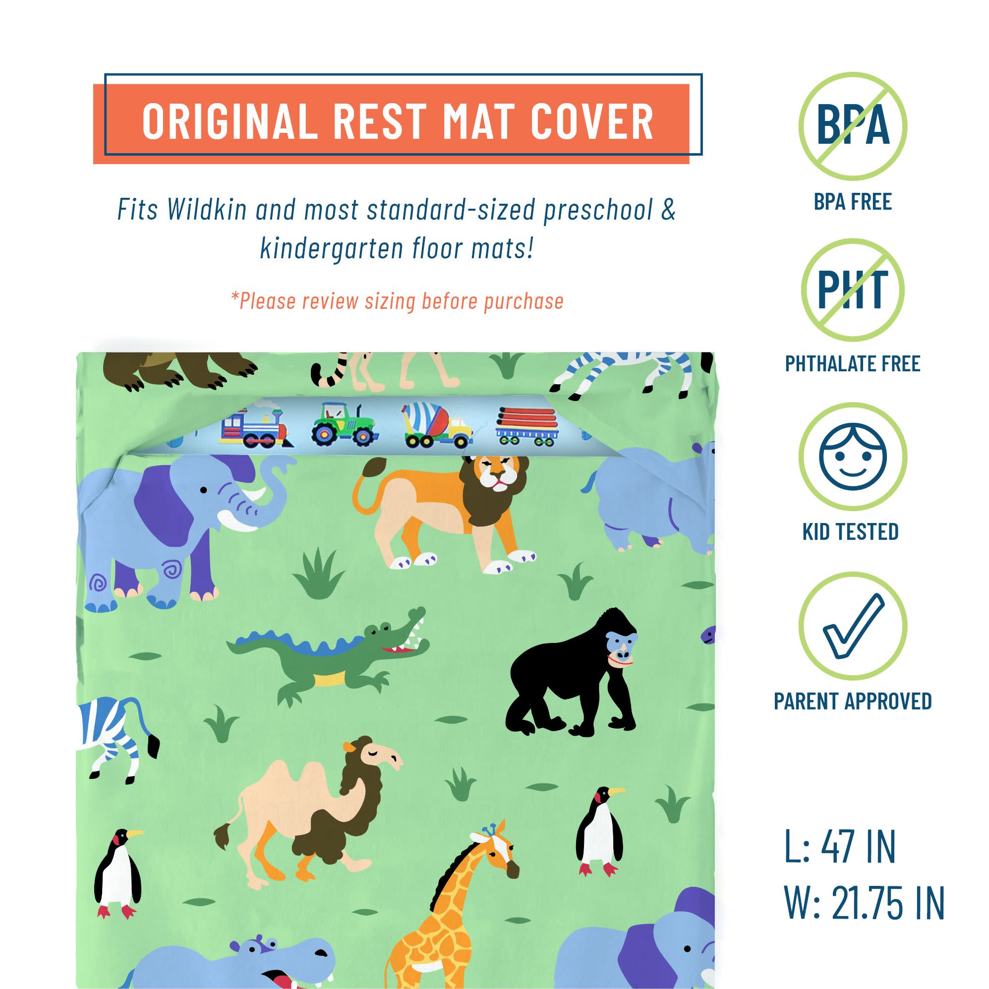 Wild Animals Original Rest Mat Cover