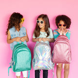 Pink Glitter 15 Inch Backpack