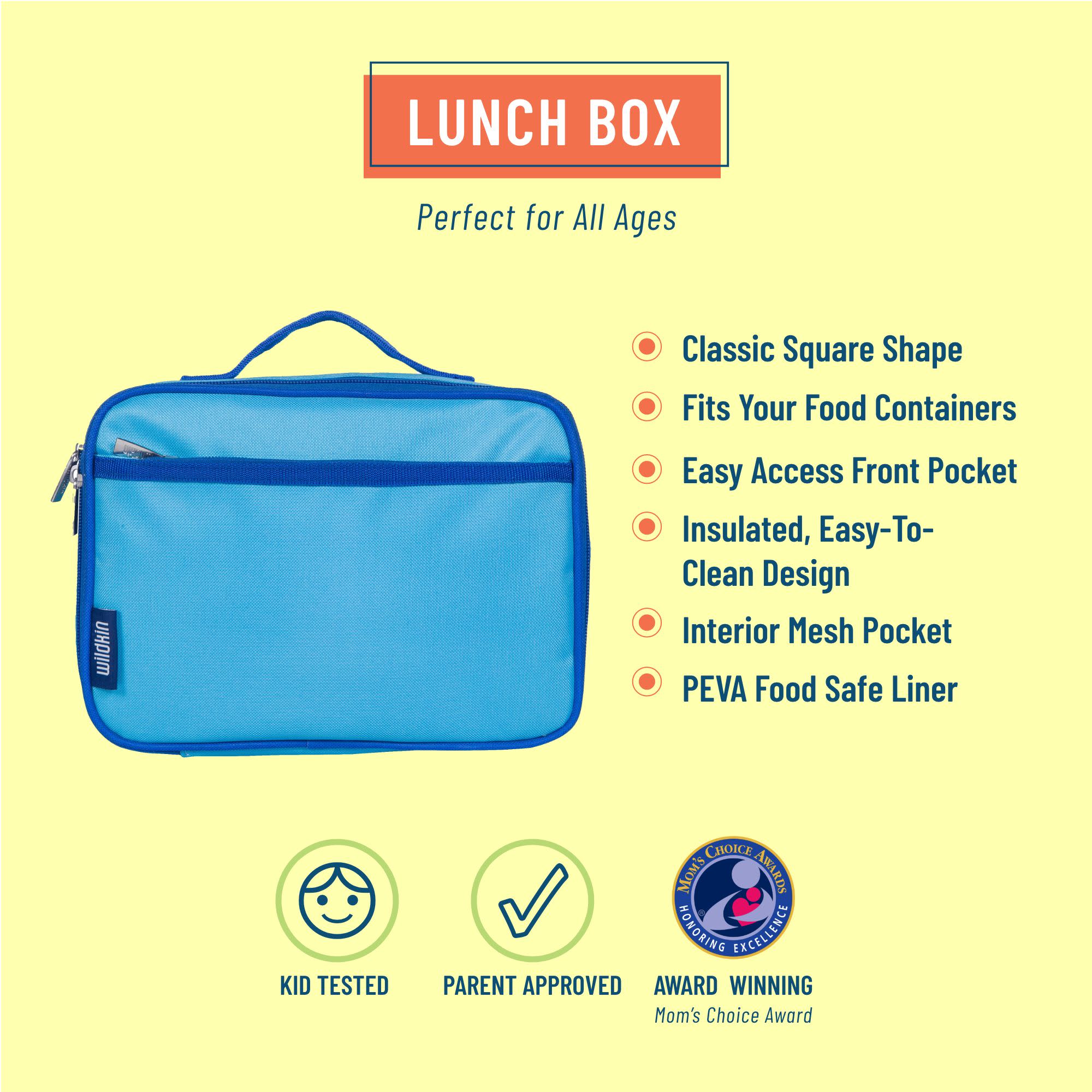 Wildkin Kids Insulated Lunch Box Bag (Sky Blue)