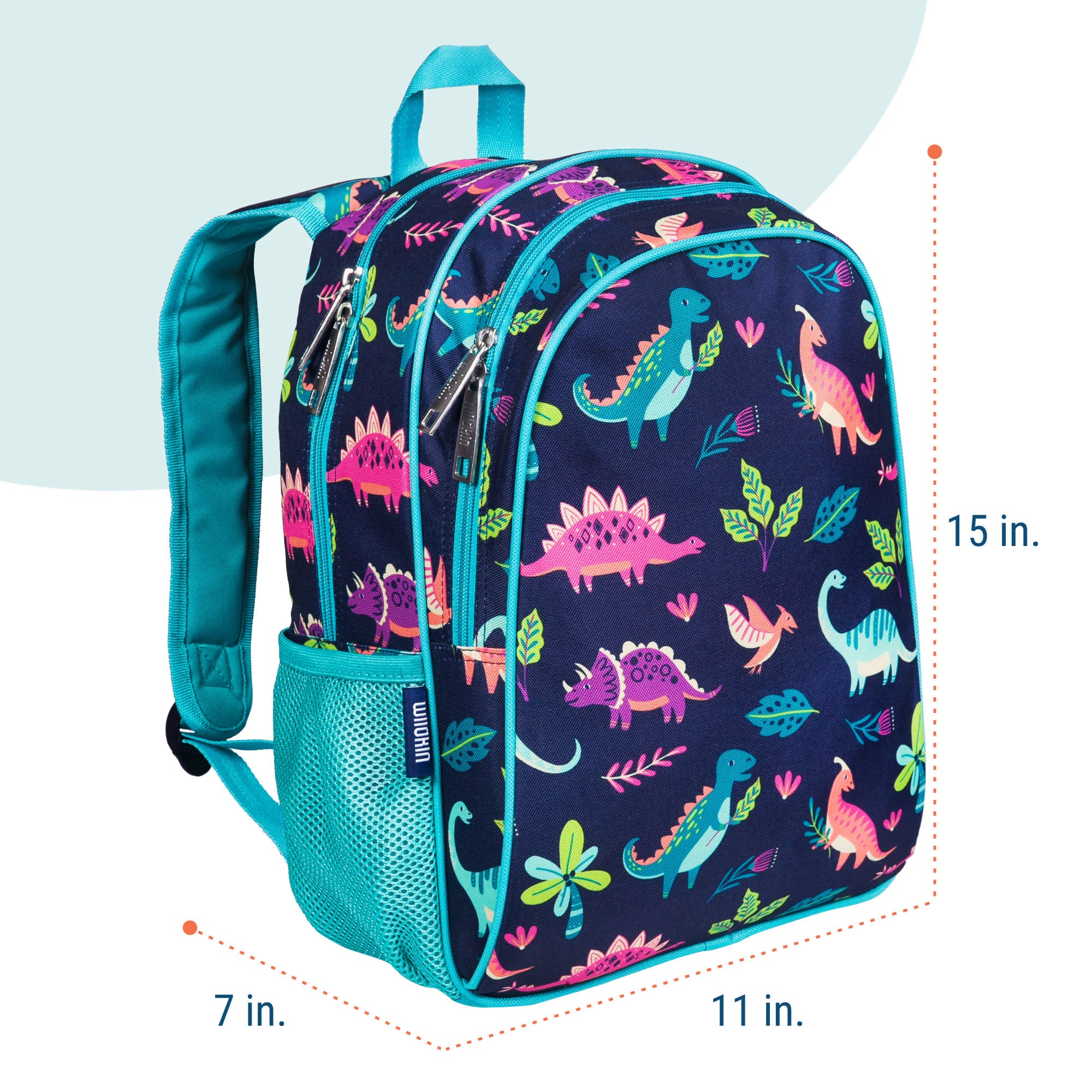 Darling Dinosaurs 15 Inch Backpack