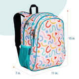 Confetti Peach 15 Inch Backpack