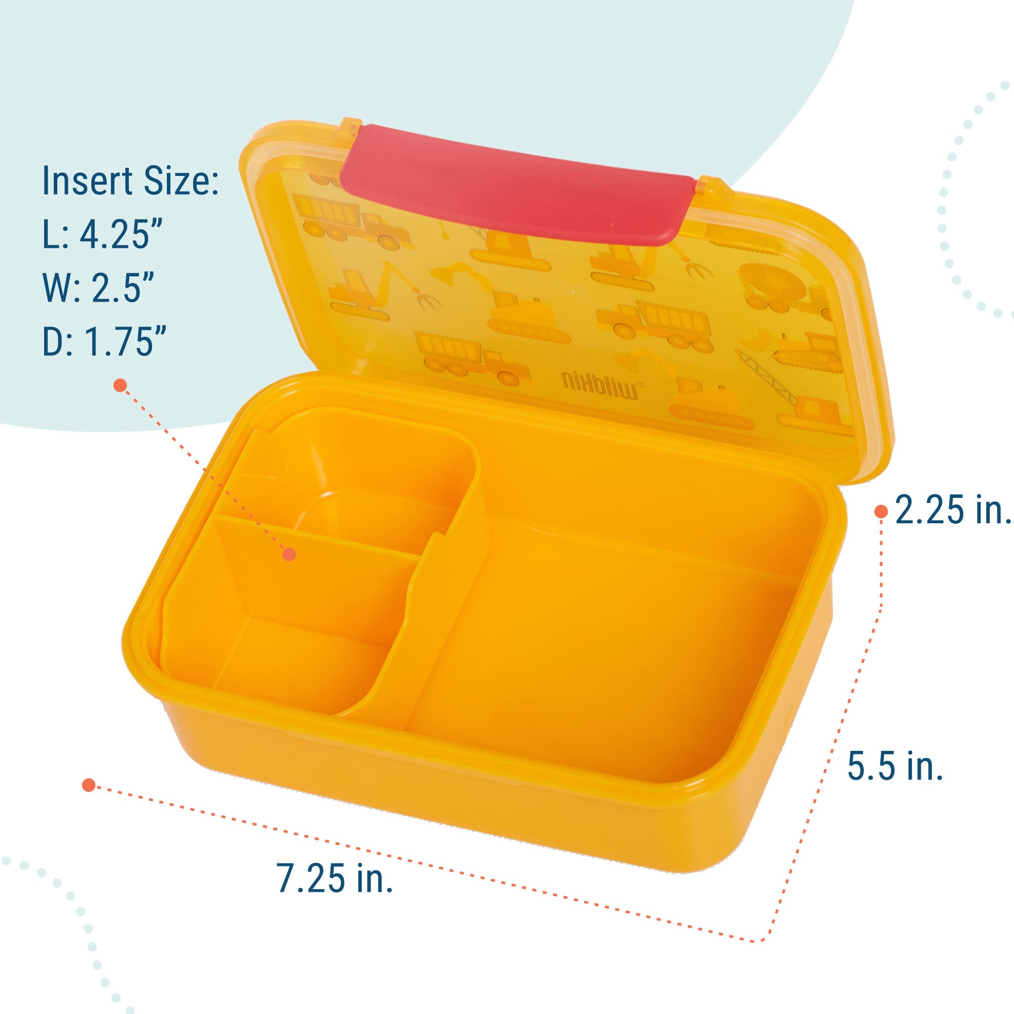Under Construction Reusable Food Container Bento Box