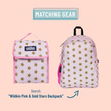 Pink and Gold Stars Lunch Bag