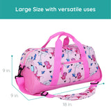 Pink Dino Overnighter Duffel Bag