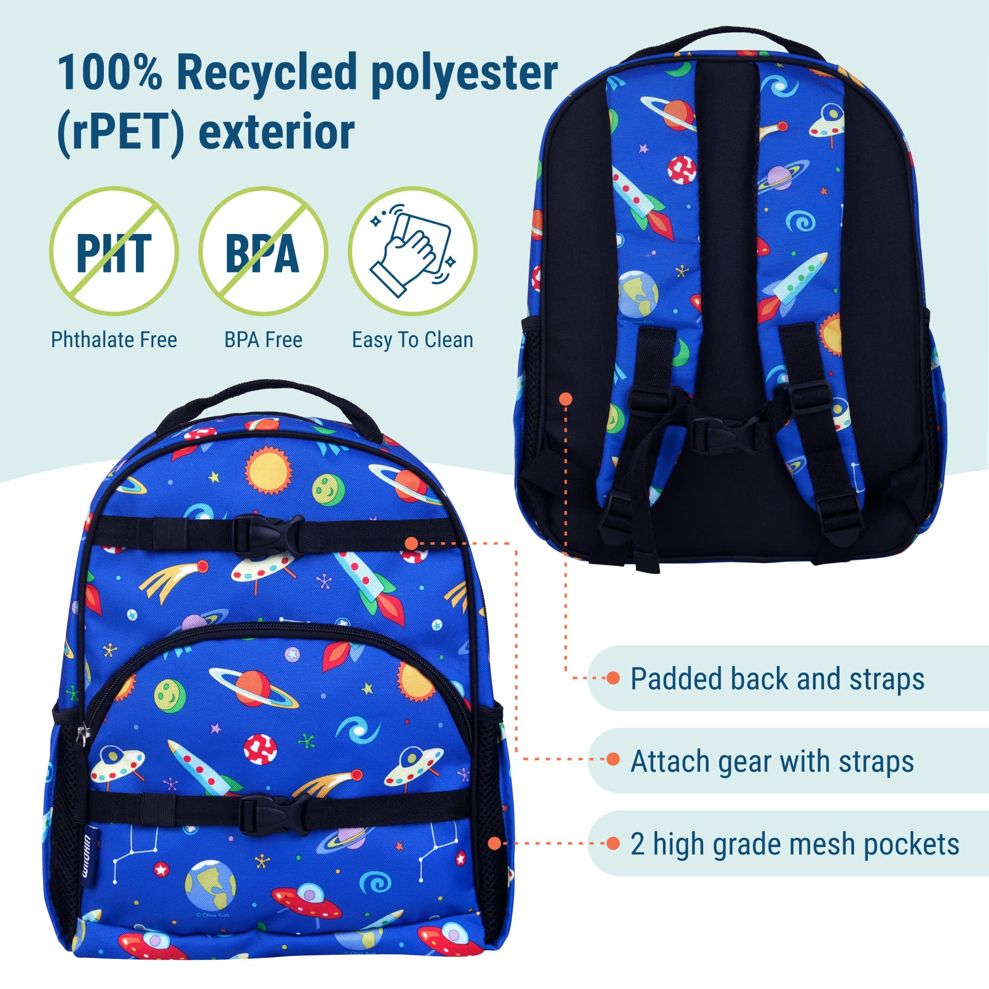 Out of This World ECO rPET Next Gen Backpack - 15 Inch / 12L