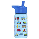 Trains, Planes & Trucks 14 oz Stainless Steel Water Bottle