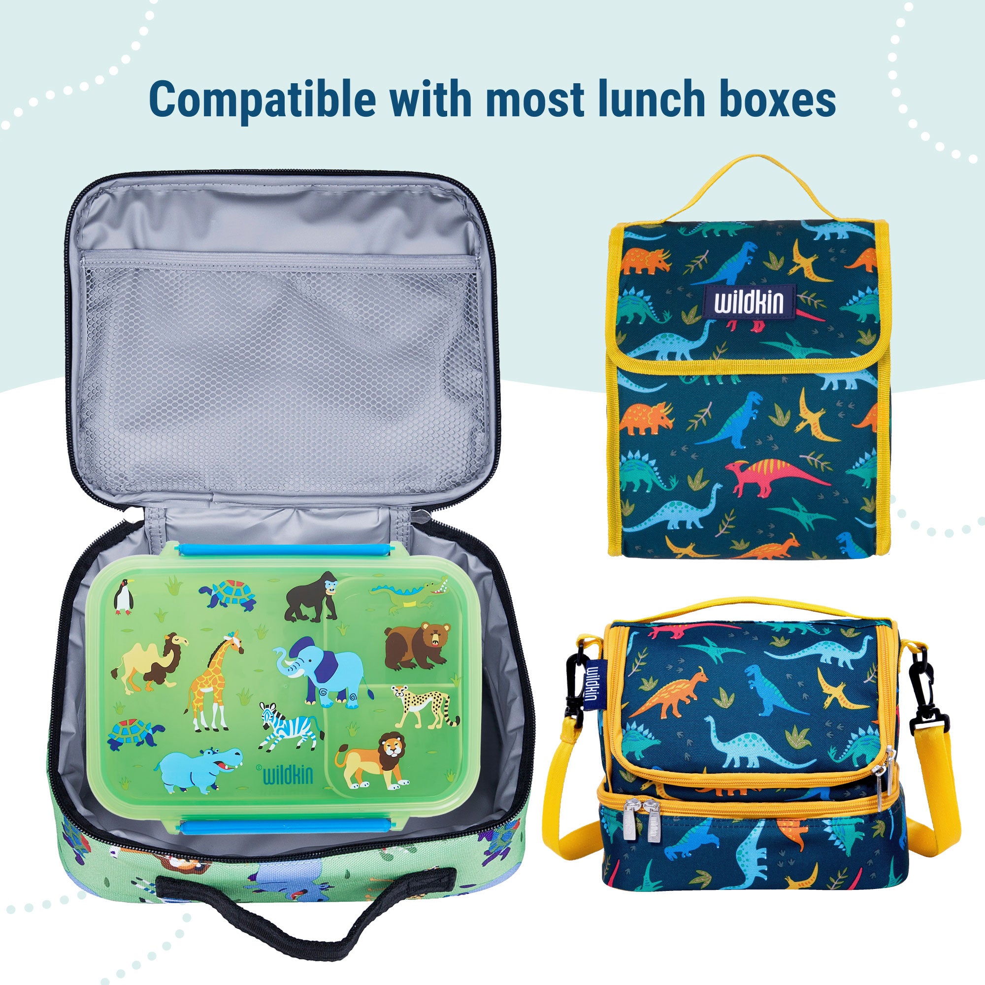 Wild Animals Reusable Food Container Bento Box