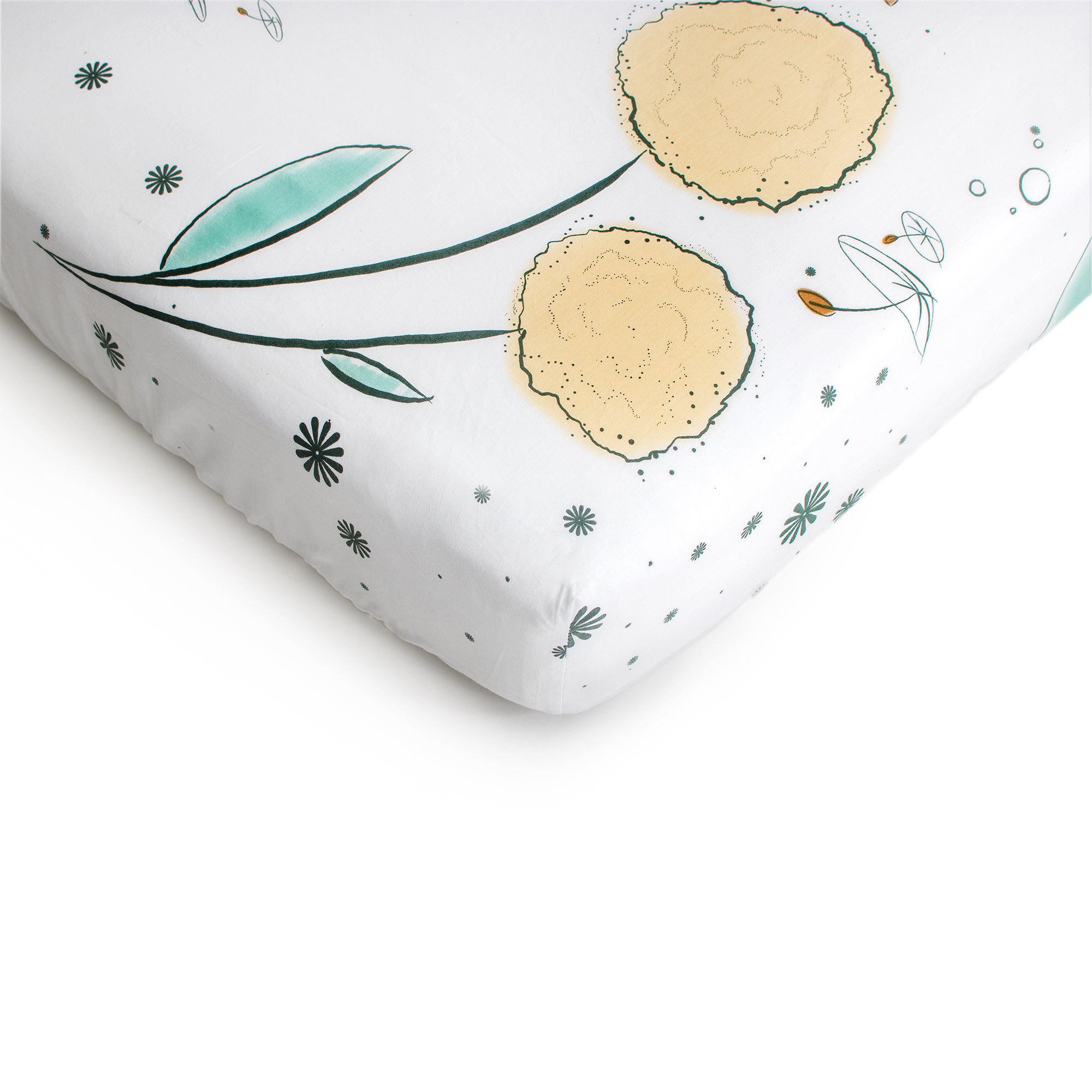 100% Cotton Fitted Crib Sheet - Fairy Blossom