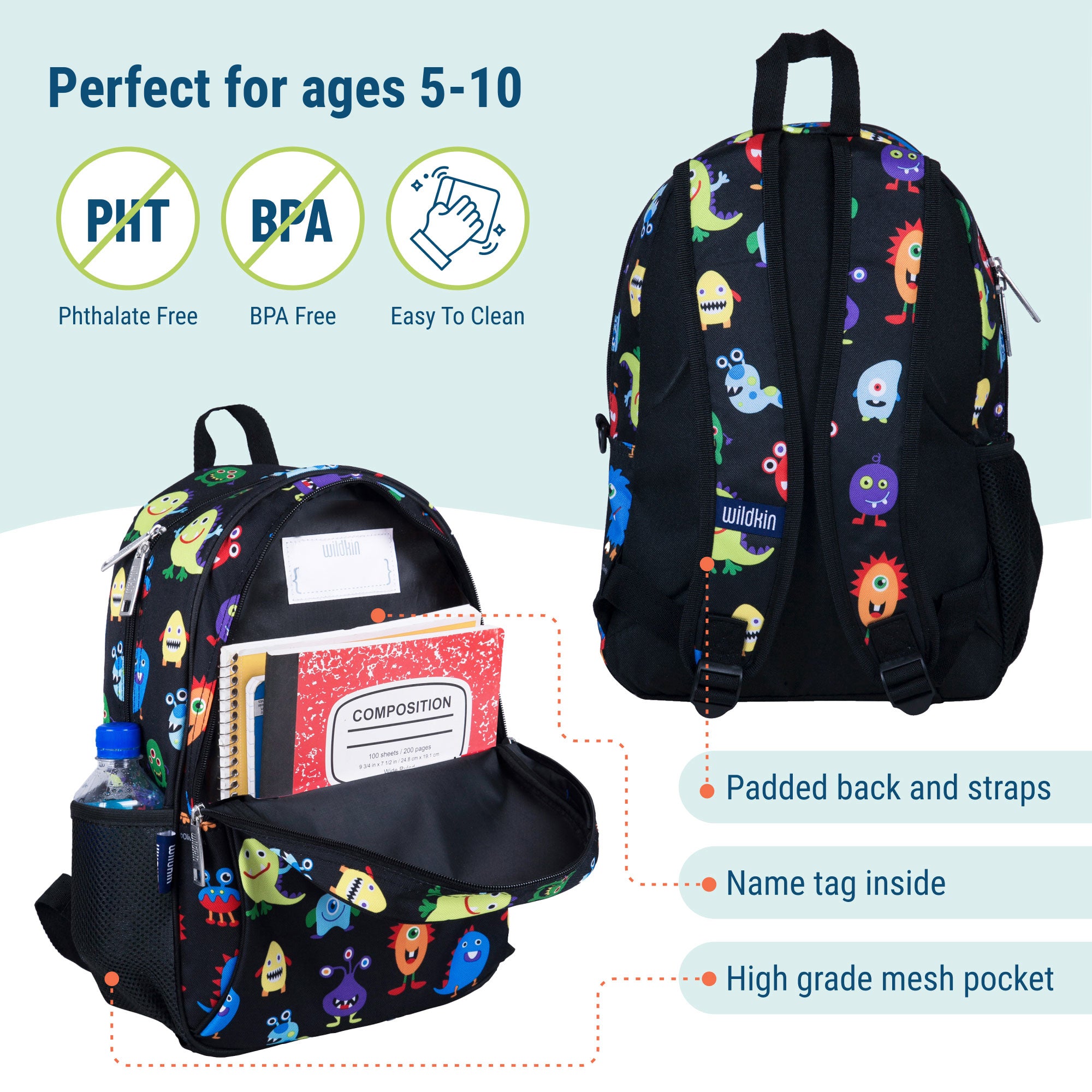 15 Inch Backpack - Boys