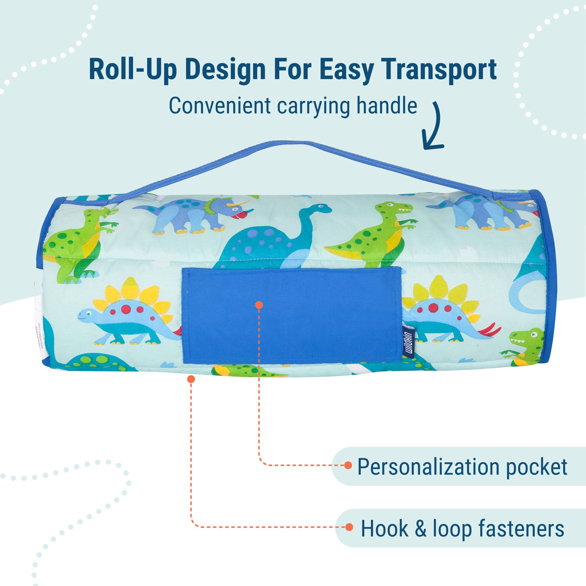 Dinosaur Land Microfiber Toddler Nap Mat