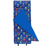 Robots Microfiber Kids Nap Mat