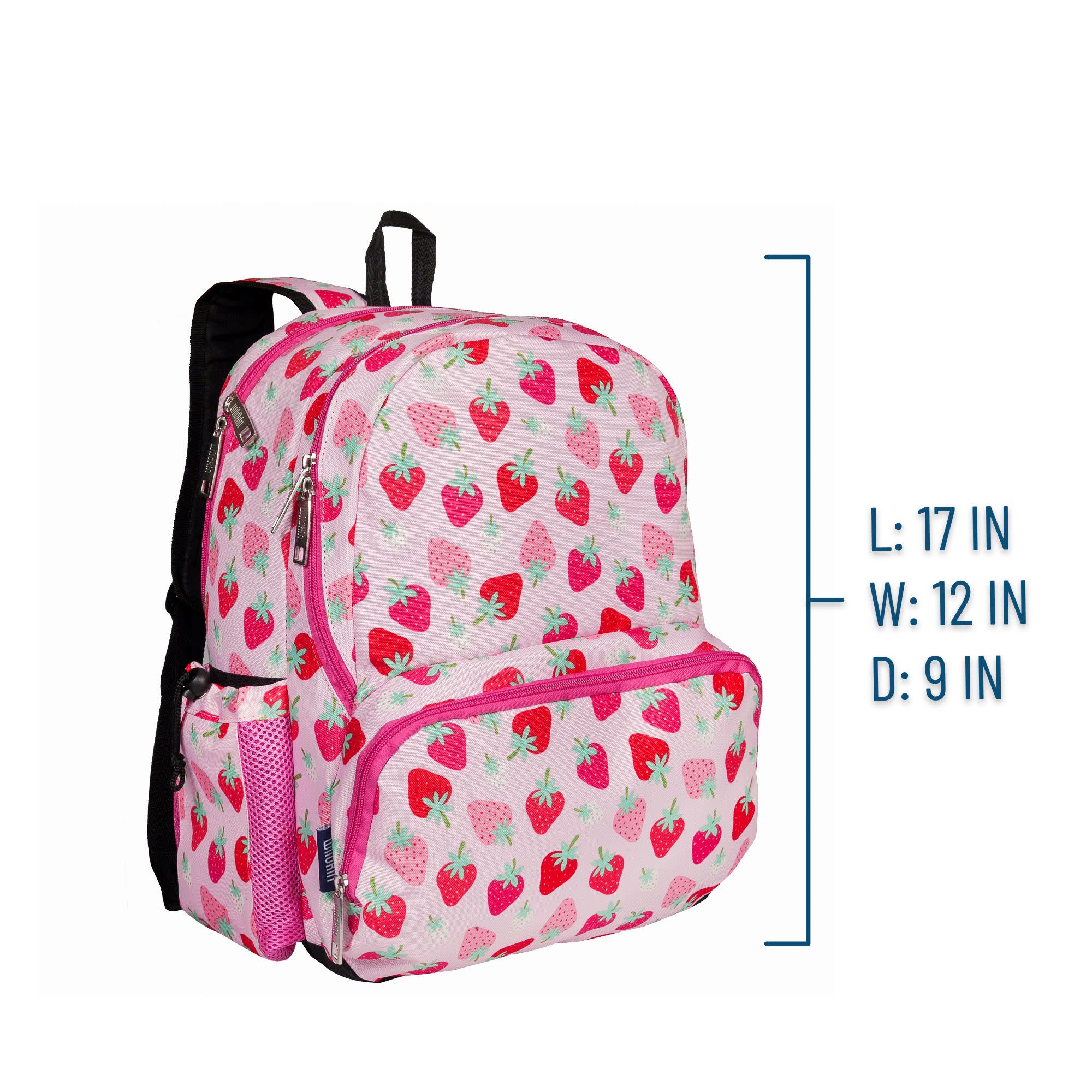 Strawberry Patch 17 Inch Backpack