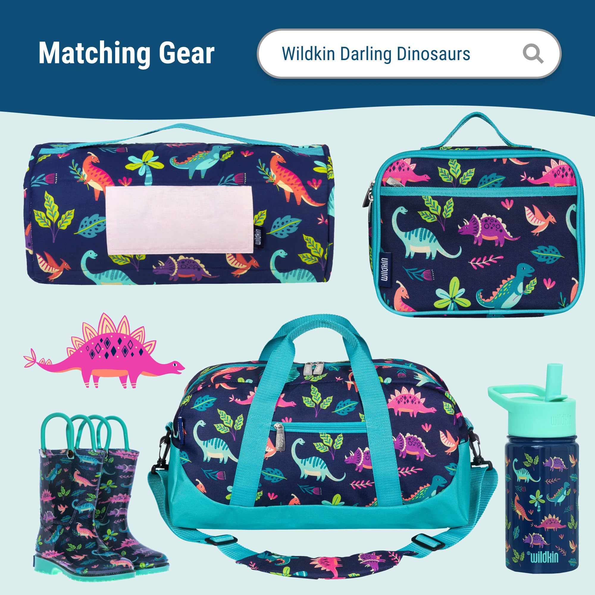 Darling Dinosaurs 15 Inch Backpack