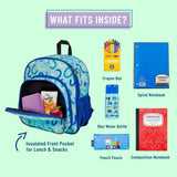 Confetti Blue 12 Inch Backpack