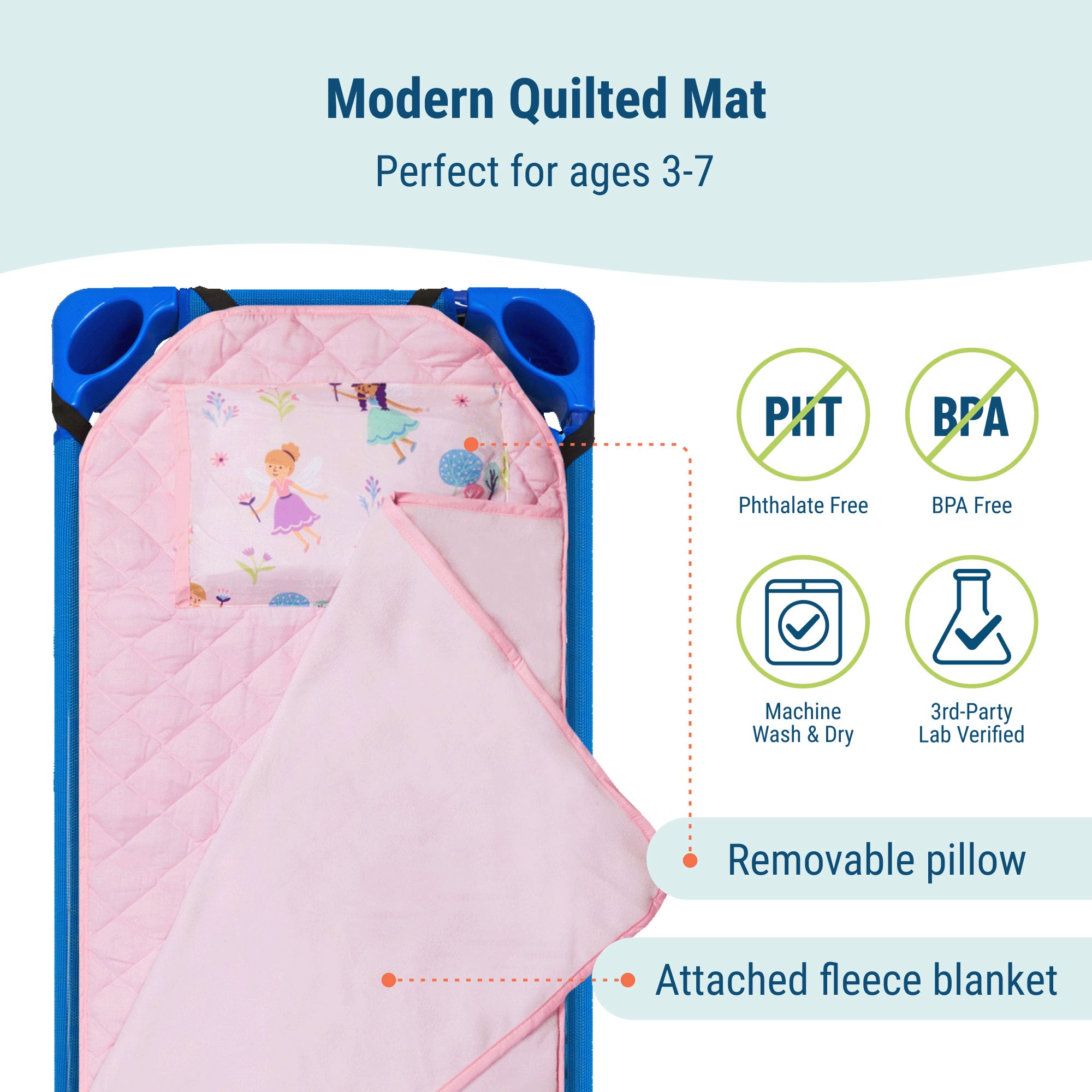 Fairy Garden Modern Nap Mat