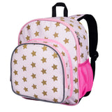 Pink and Gold Stars 12 Inch Backpack