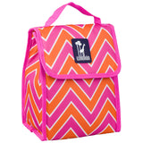 Zigzag Pink Lunch Bag