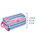 Pink Stripes Toiletry Bag