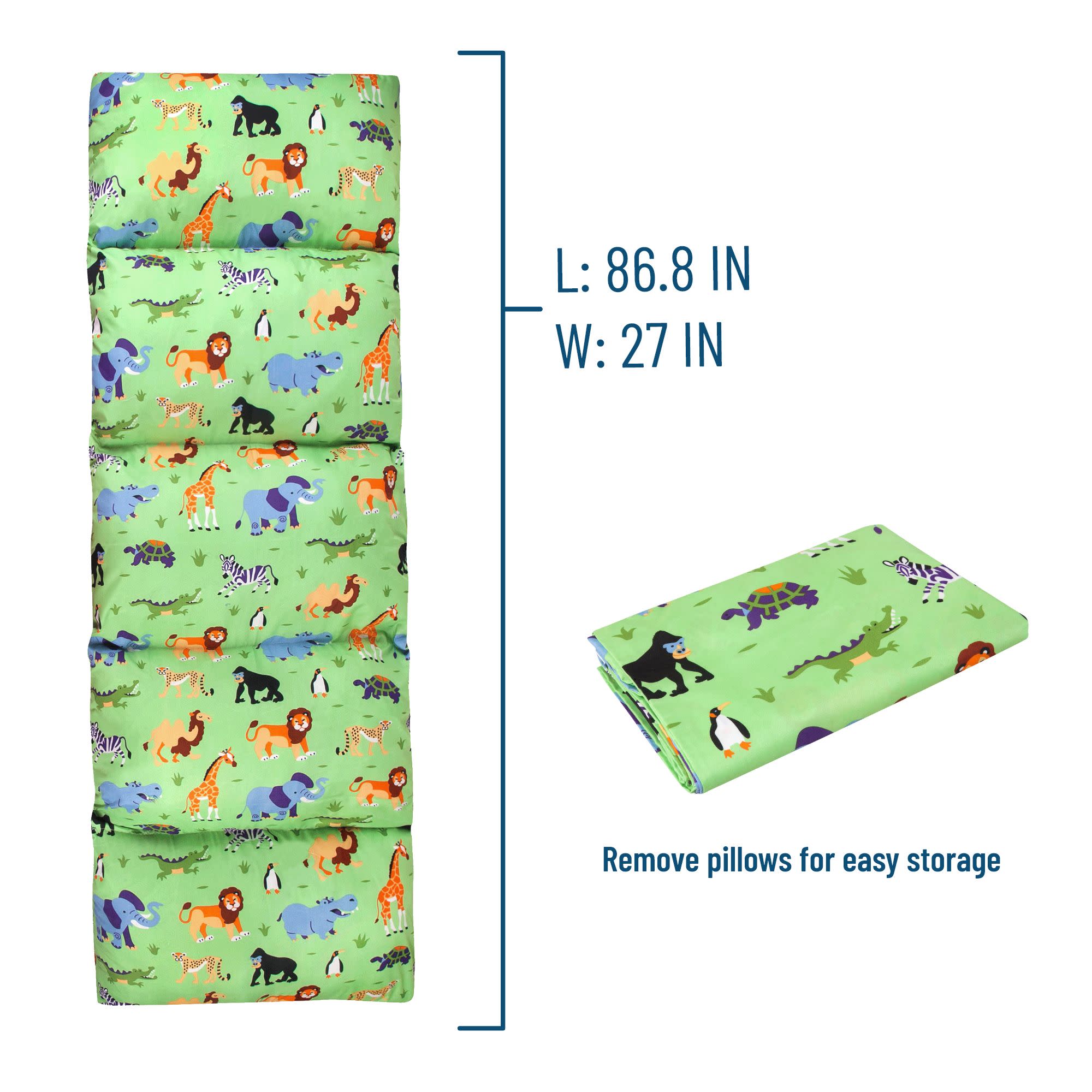 Wild Animals Microfiber Pillow Lounger