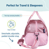 Pink Glitter Overnighter Duffel Bag