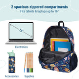 Wildflower Bloom 16 Inch Backpack
