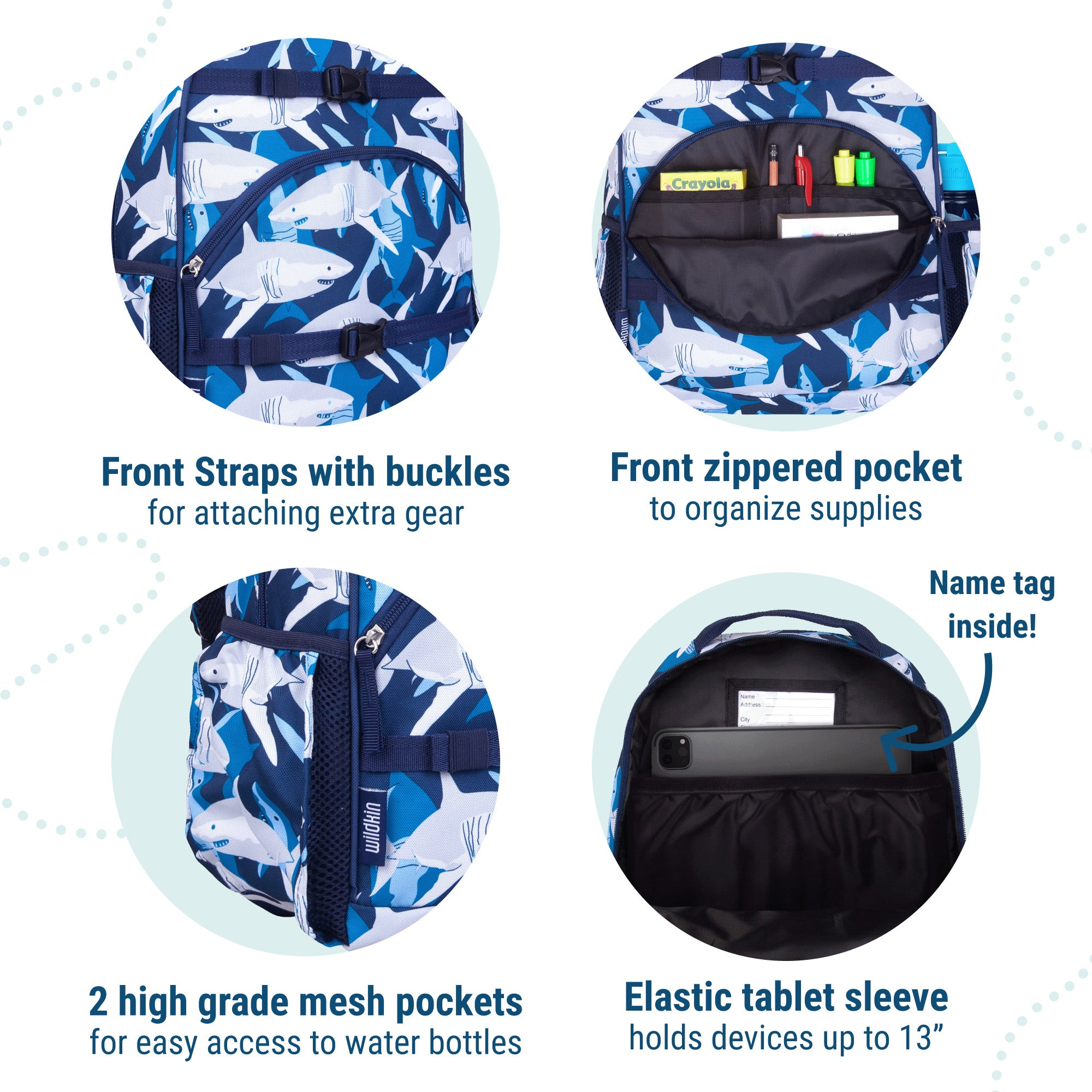 Sharks ECO rPET Next Gen Backpack - 17 Inch / 18L