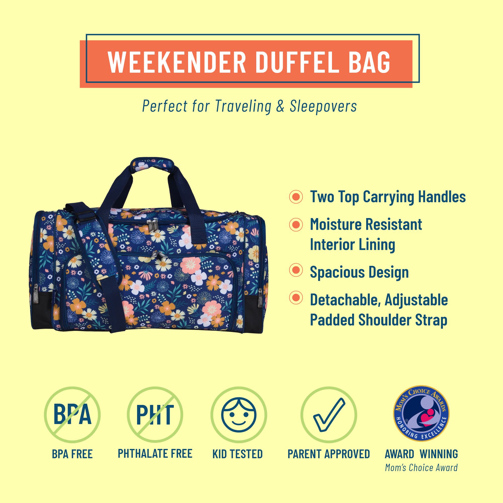 Wildflower Bloom Weekender Duffel Bag