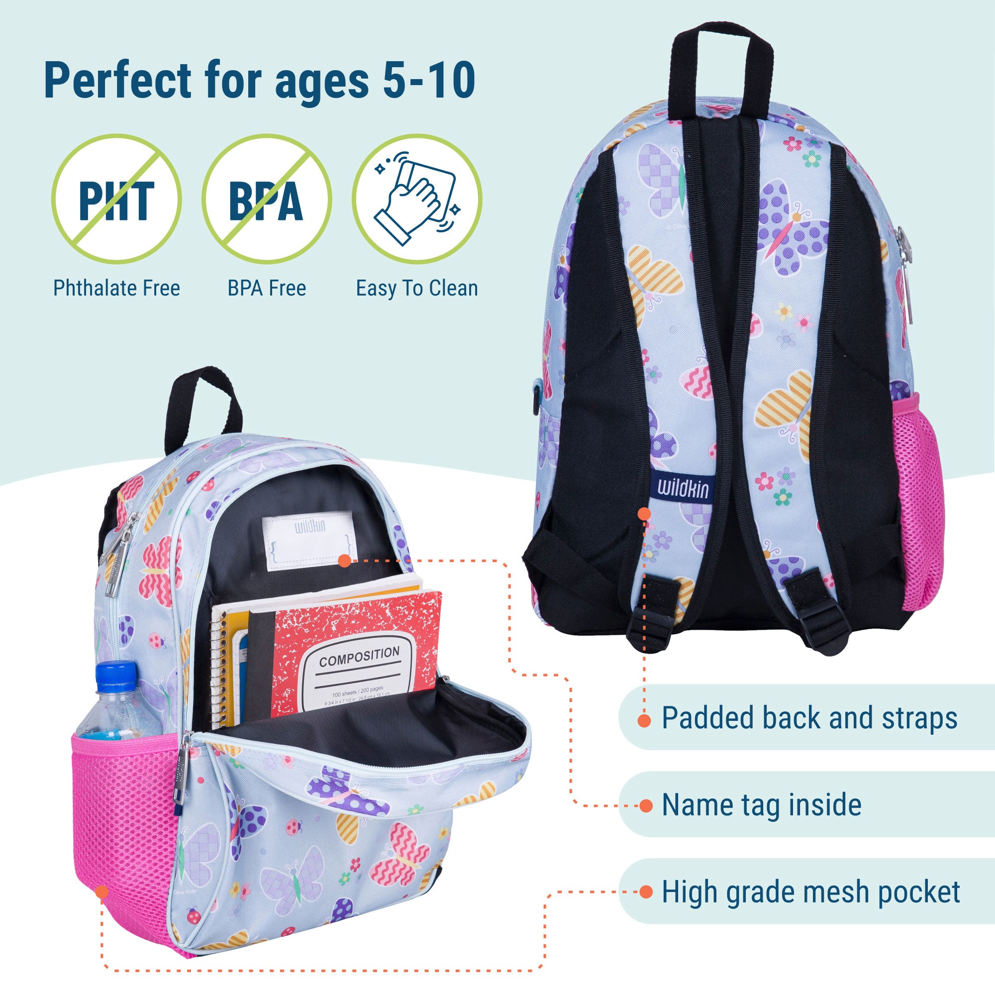 15 Inch Backpack - Girls