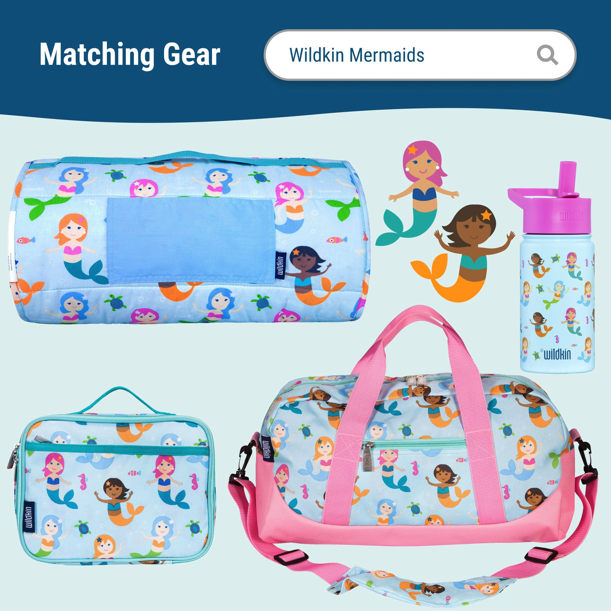 Mermaids 16 Inch Backpack