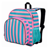 Pink Stripes 12 Inch Backpack