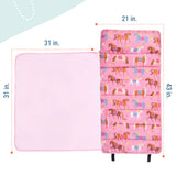 Horses Microfiber Toddler Nap Mat