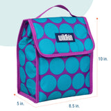 Big Dot Aqua Lunch Bag