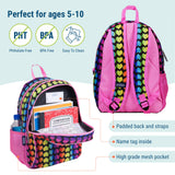 Rainbow Hearts 15 Inch Backpack