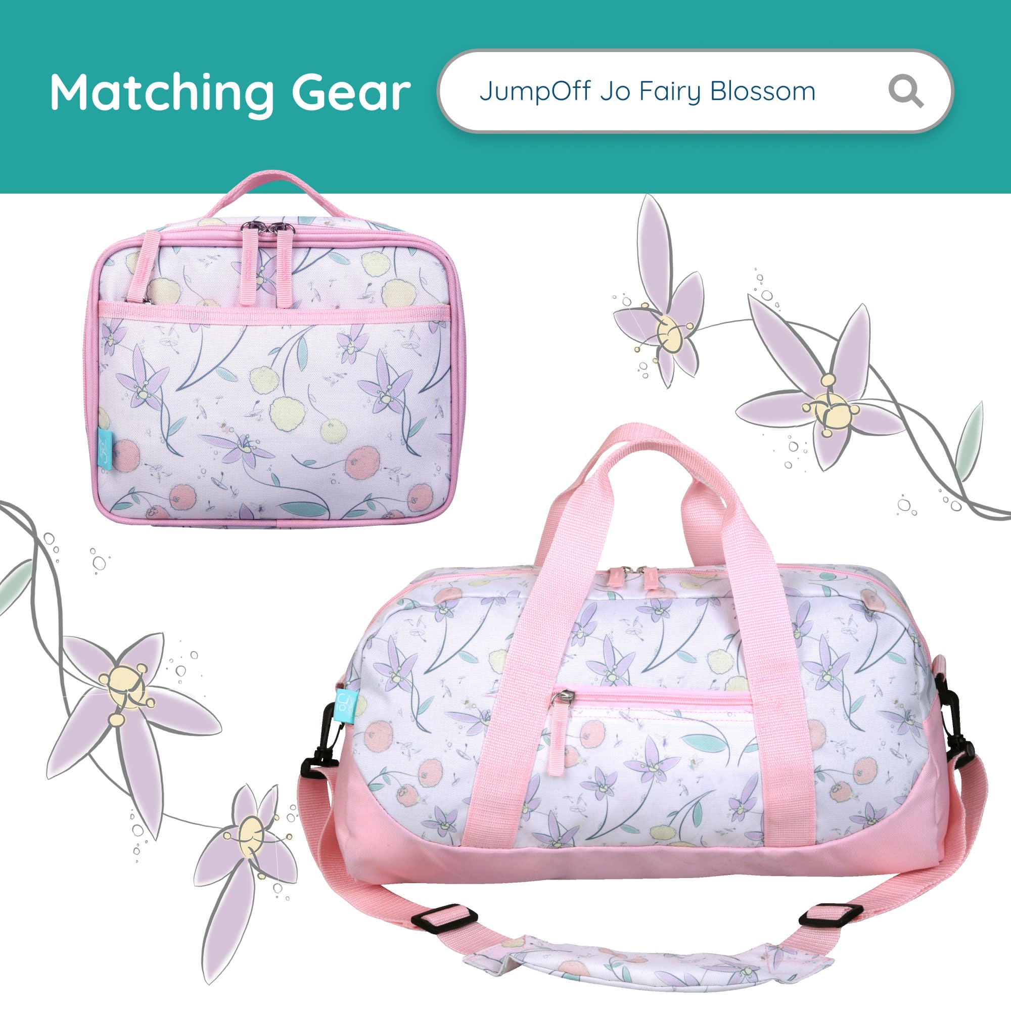 Fairy Blossom 15 Inch Backpack