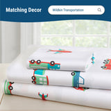 Transportation 100% Cotton Pillowcase - Standard