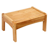 Slatted Step Stool - Oak Finish