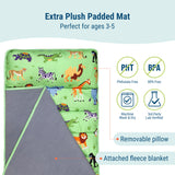 Wild Animals Microfiber Toddler Nap Mat