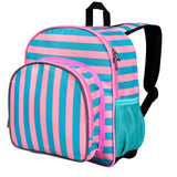 Pink Stripes 12 Inch Backpack