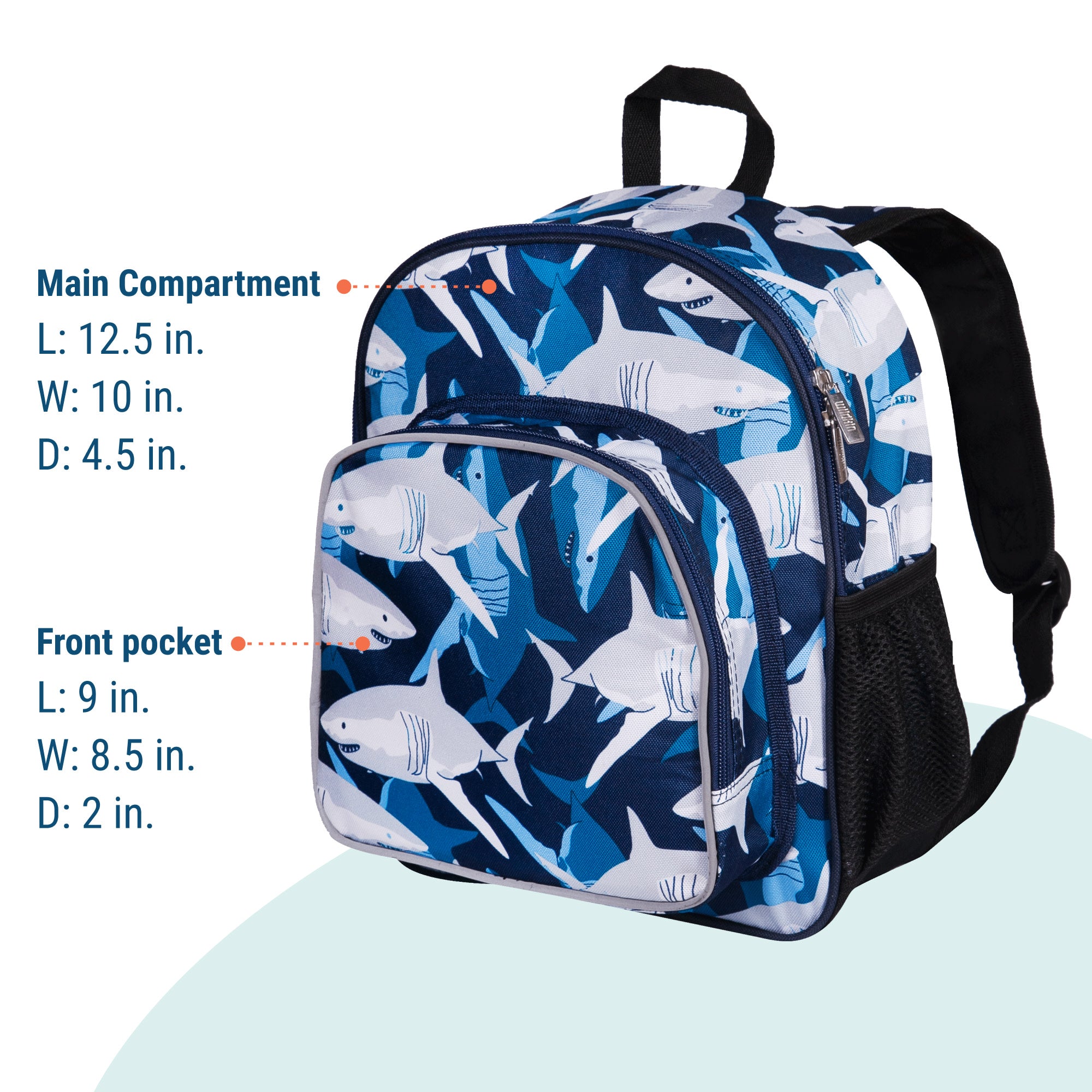 Sharks 12 Inch Backpack