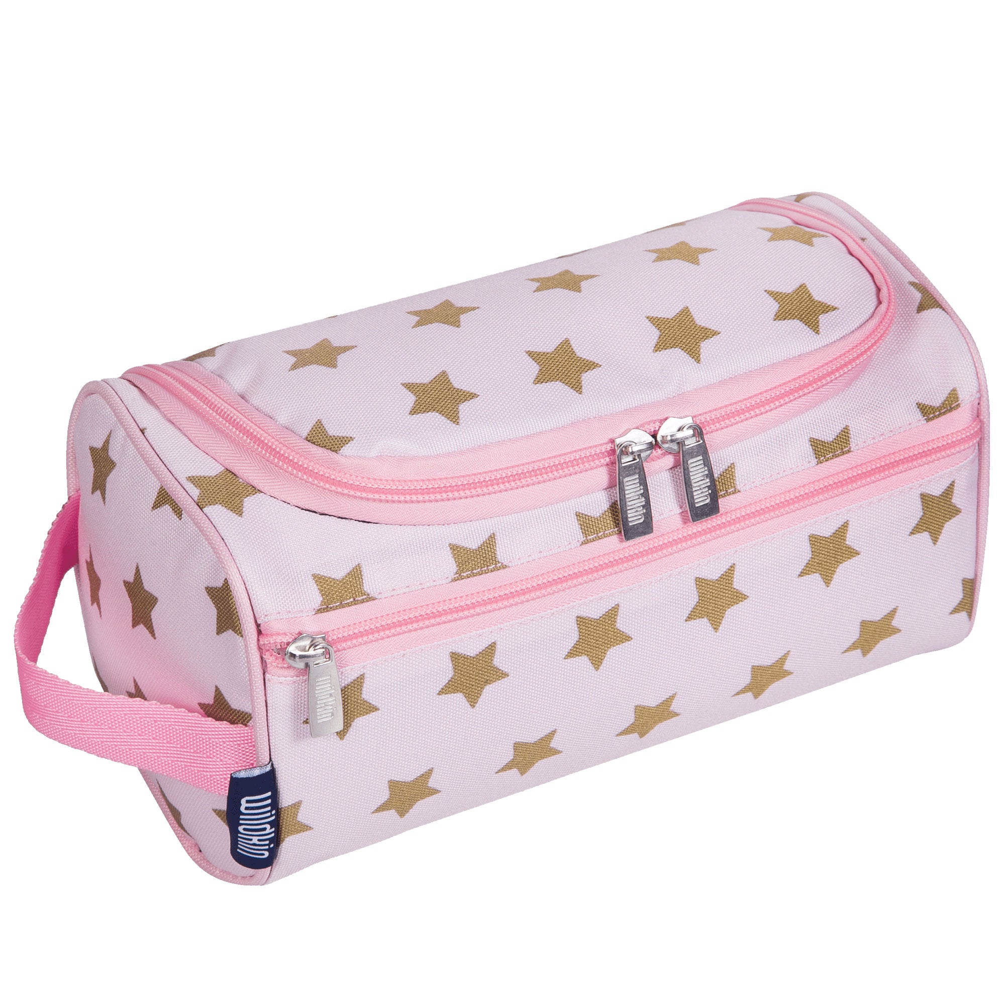 Pink and Gold Stars Toiletry Bag