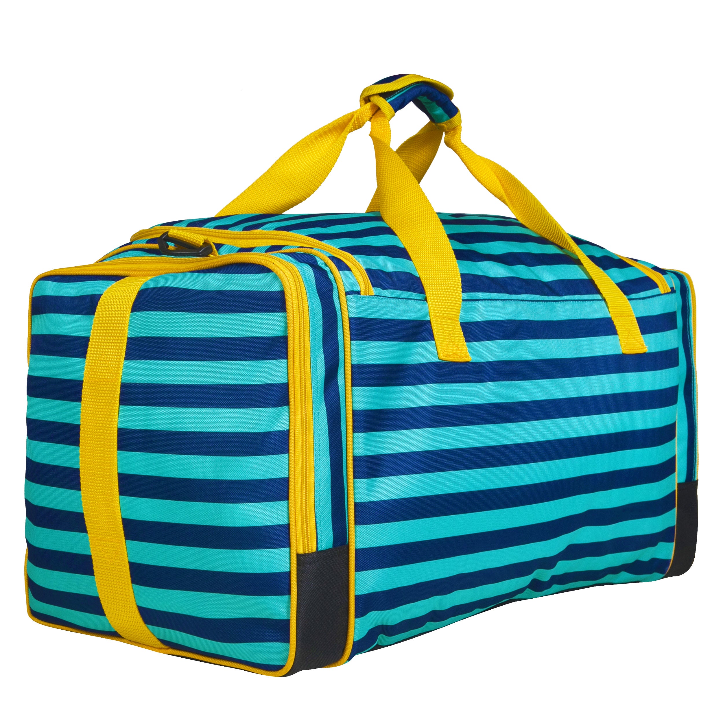 Blue Stripes Weekender Duffel Bag