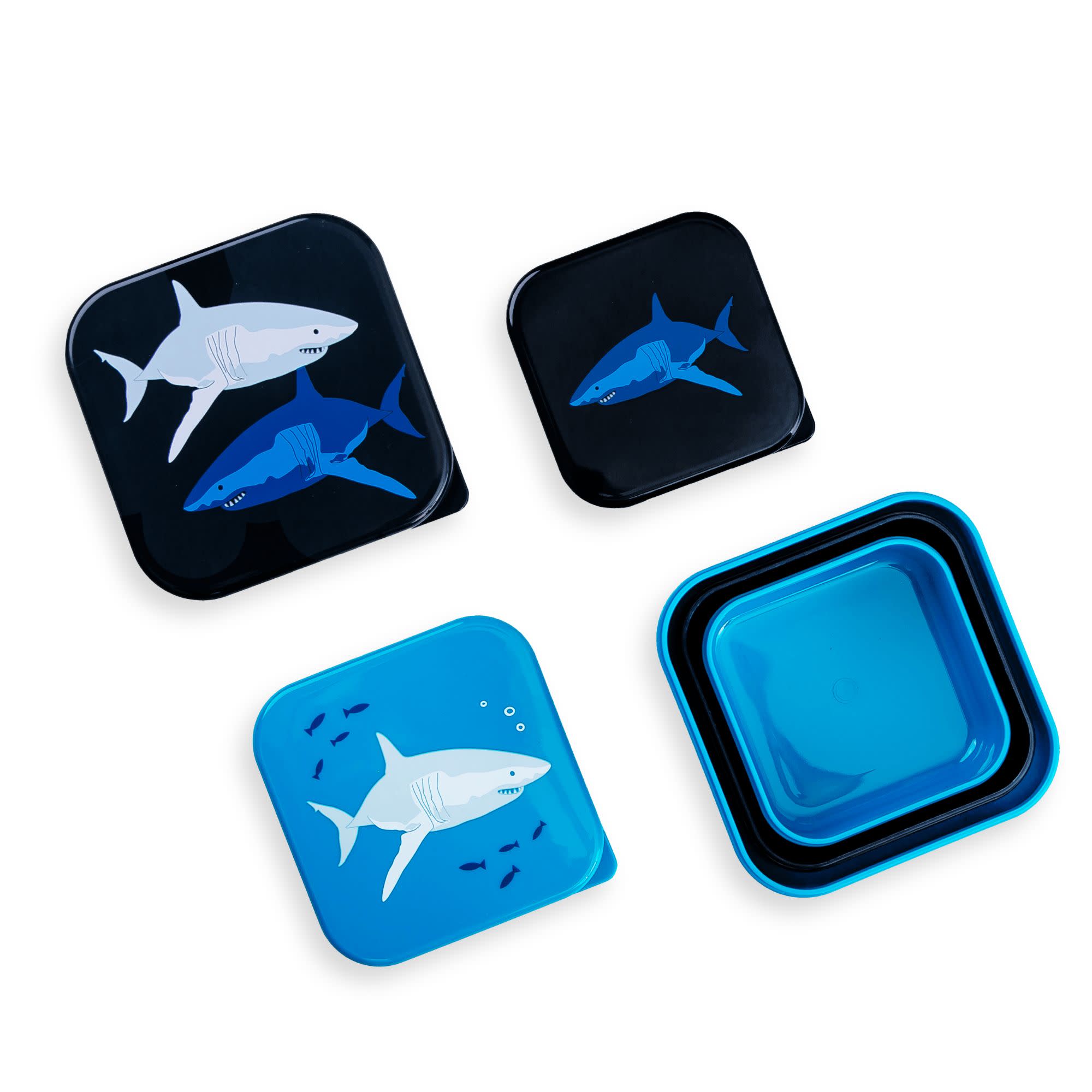 Sharks Nested Snack Containers