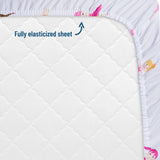 Ballerina Microfiber Fitted Crib Sheet