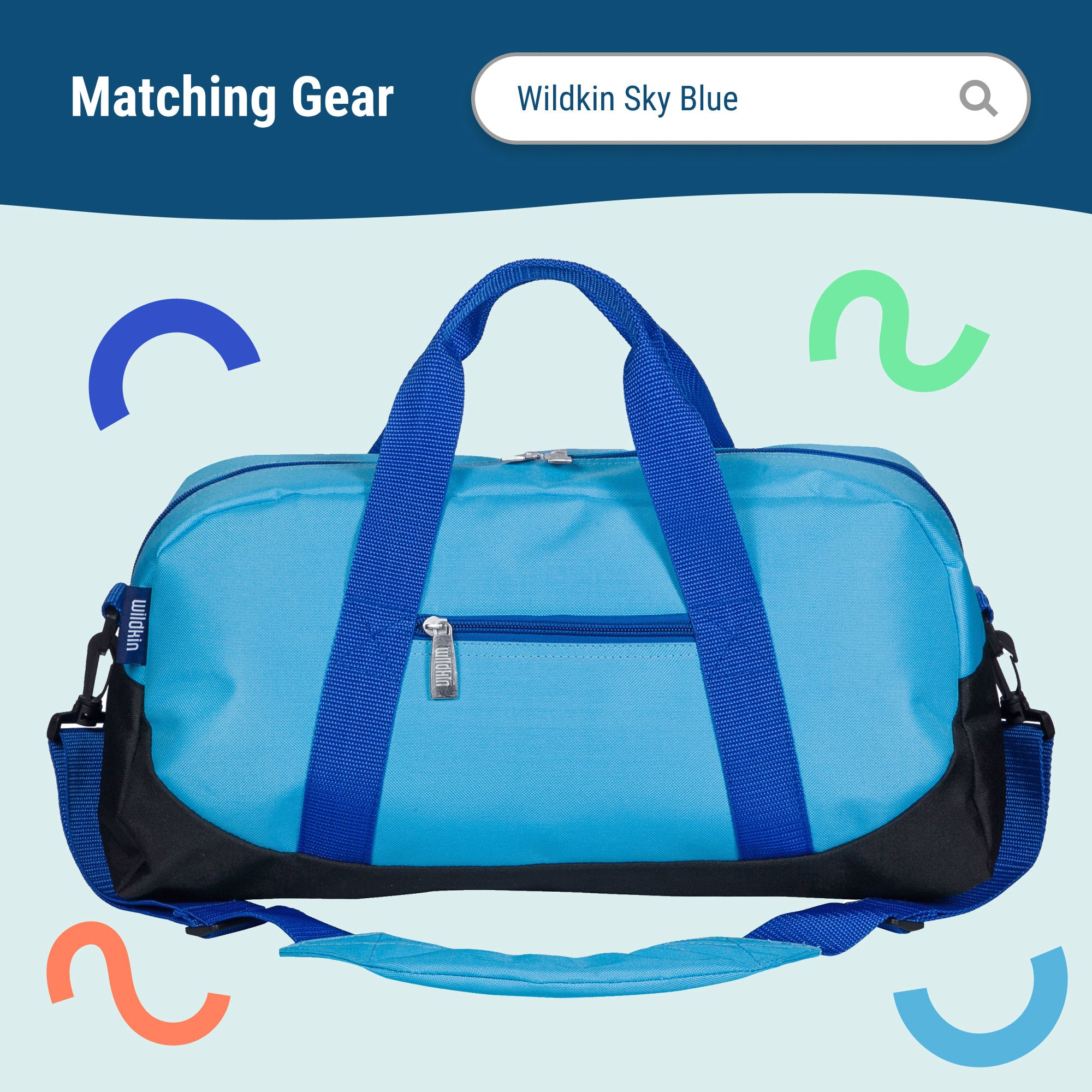 Sky Blue Lunch Bag