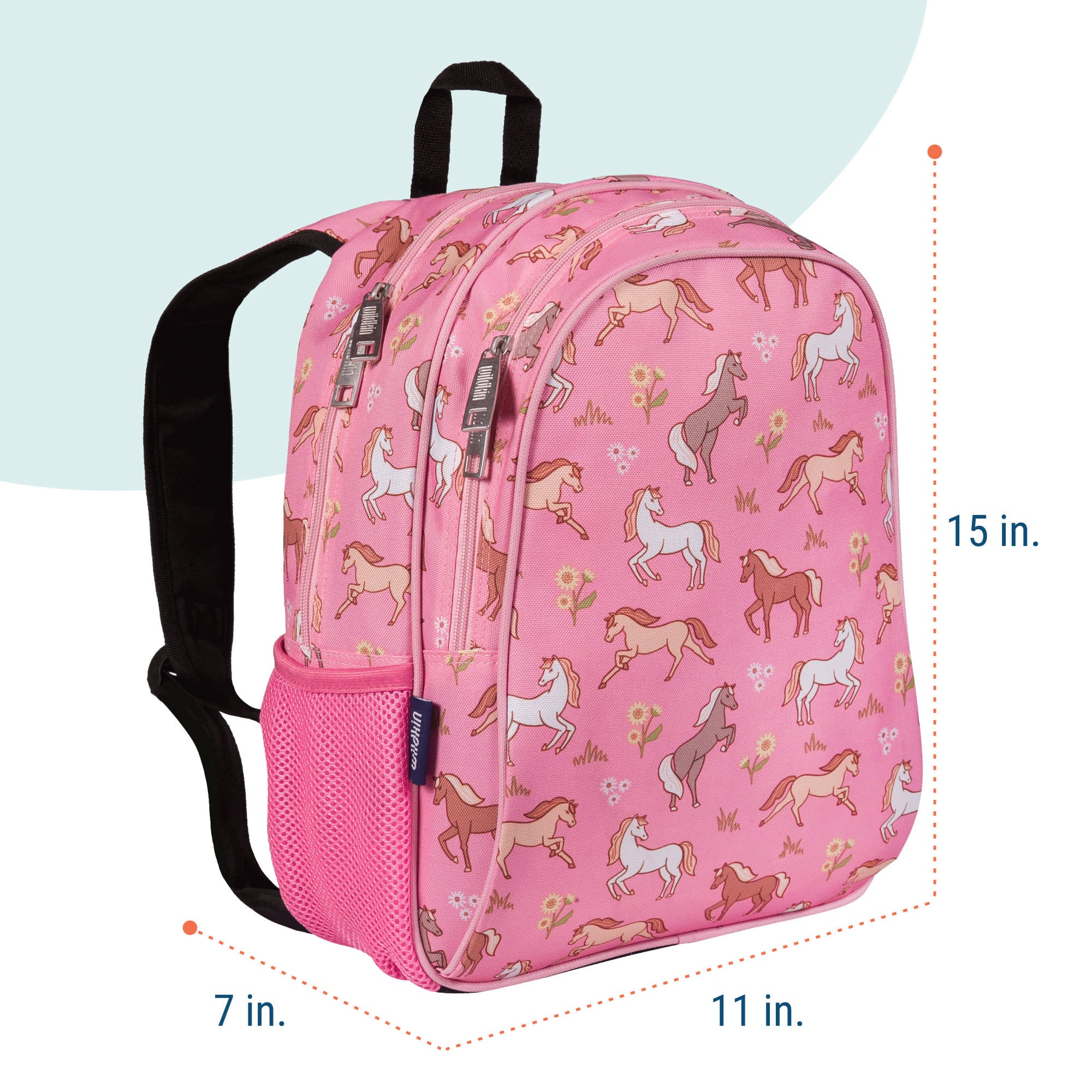 Wild Horses 15 Inch Backpack