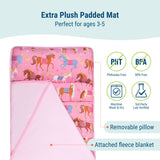 Horses Microfiber Toddler Nap Mat