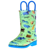 Wild Animals Rain Boots, size 5
